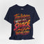 A Snack-Funny Graphic Jersey Knit T-Shirt