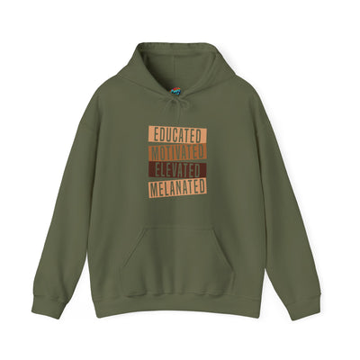 Educated Melanated-Heavy Blend™ Classic Hoodie