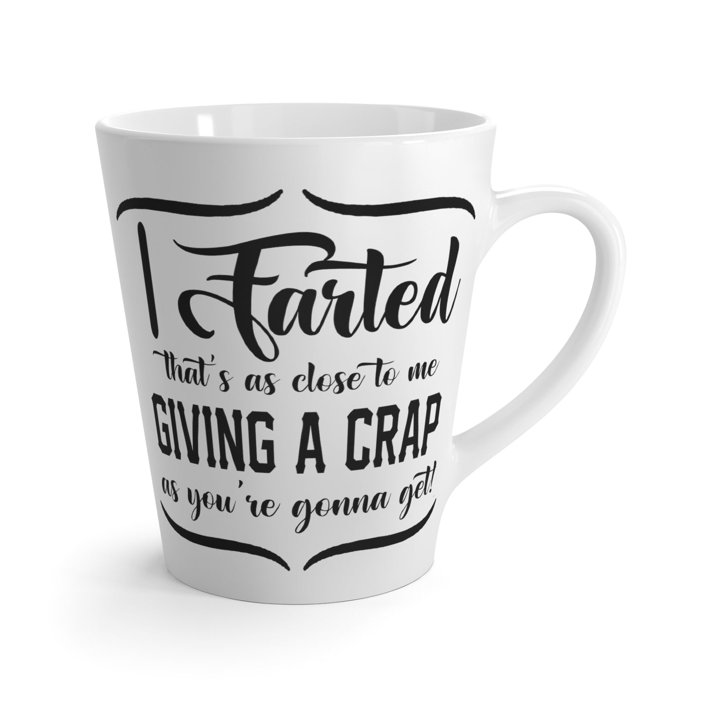 Giving a Crap-Latte Mug, 12oz