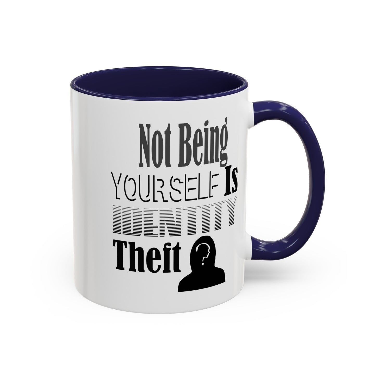 Identity Theft-Accent Coffee Mug (11, 15oz)