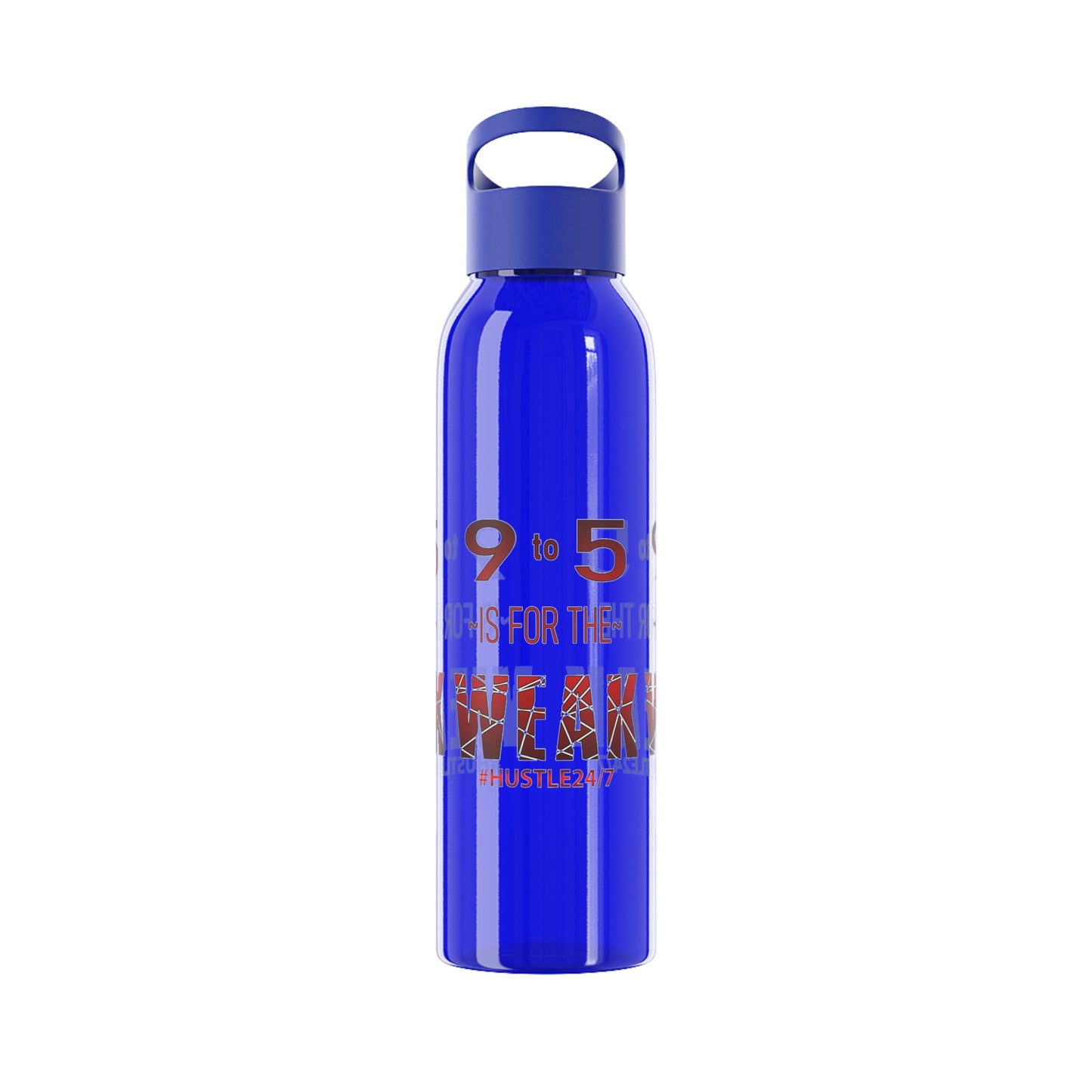 9 to 5-Sky Water Bottle, 21.9oz