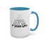 Stop Cussing-Accent Coffee Mug (11, 15oz)