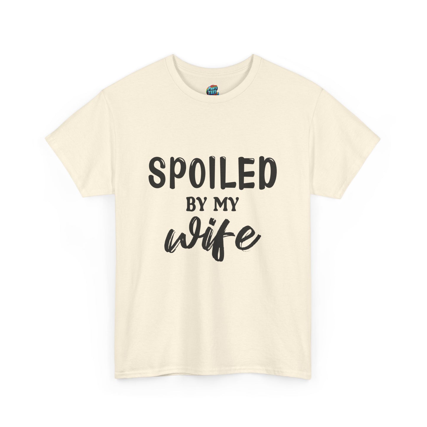 Spoiled by Wife-Heavy Cotton Classic Tee