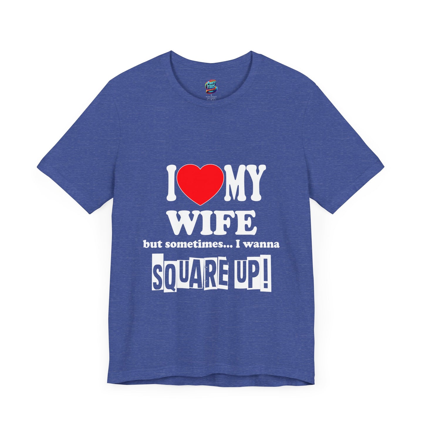 Square Up-Wife-Jersey Knit T-Shirt