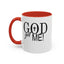 God Got Me-Accent Coffee Mug (11, 15oz)
