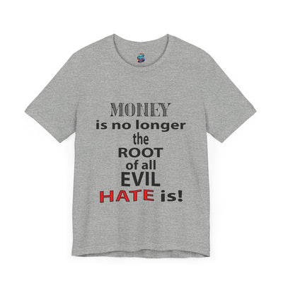 Root of Evil-Hate-Jersey Knit T-Shirt