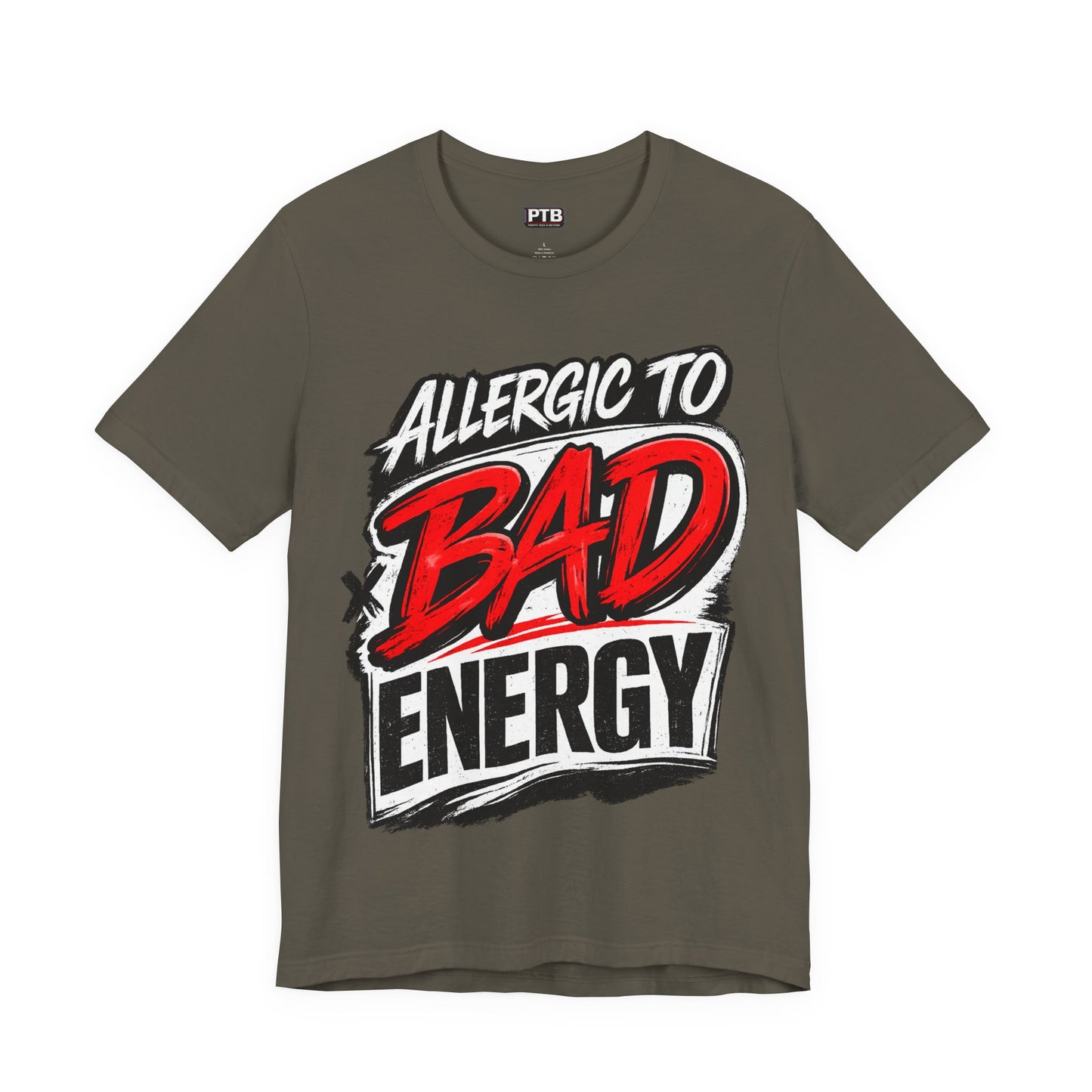 Allergic To Bad Energy-Premium Jersey Tee