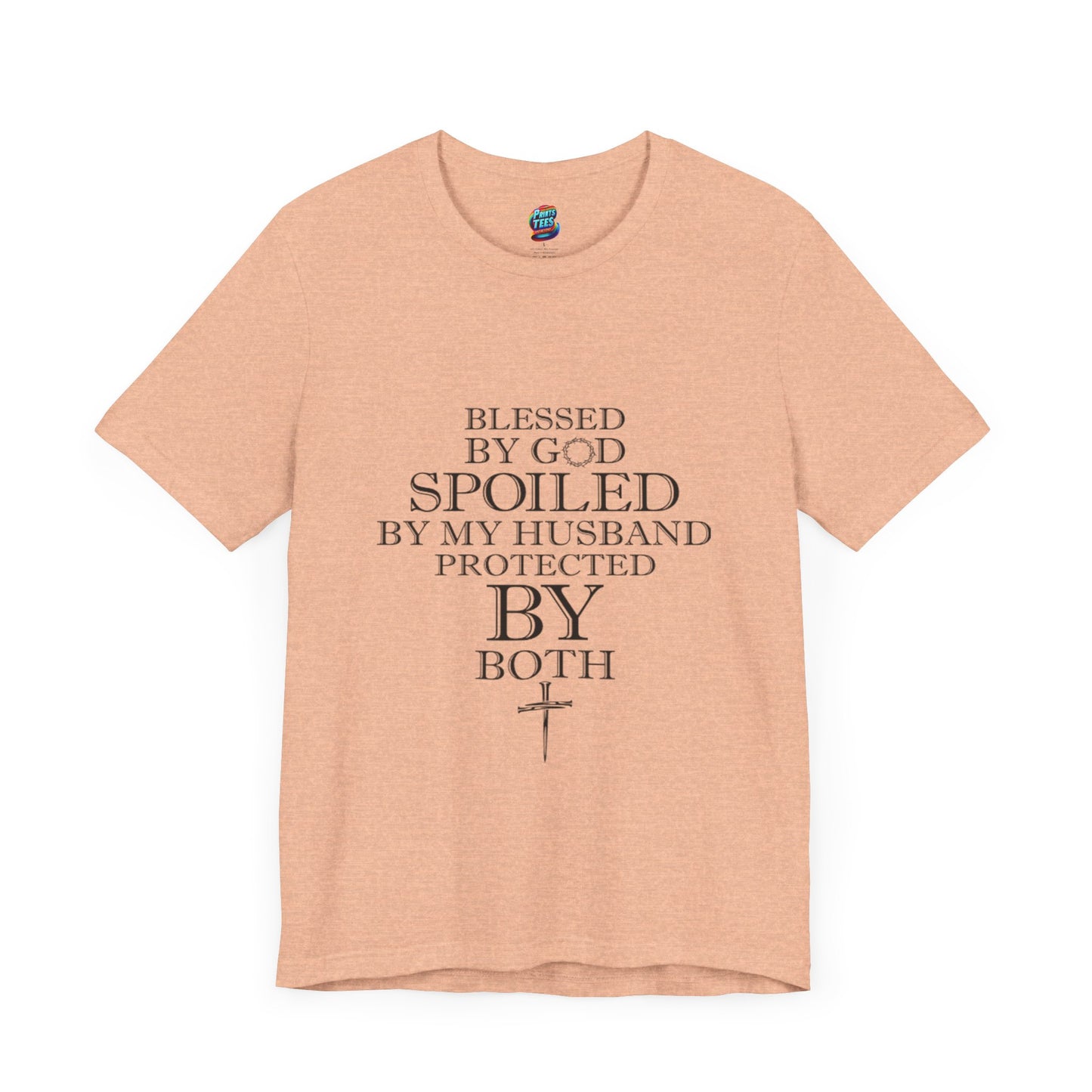 Blessed & Spoiled-Jersey Knit T-Shirt