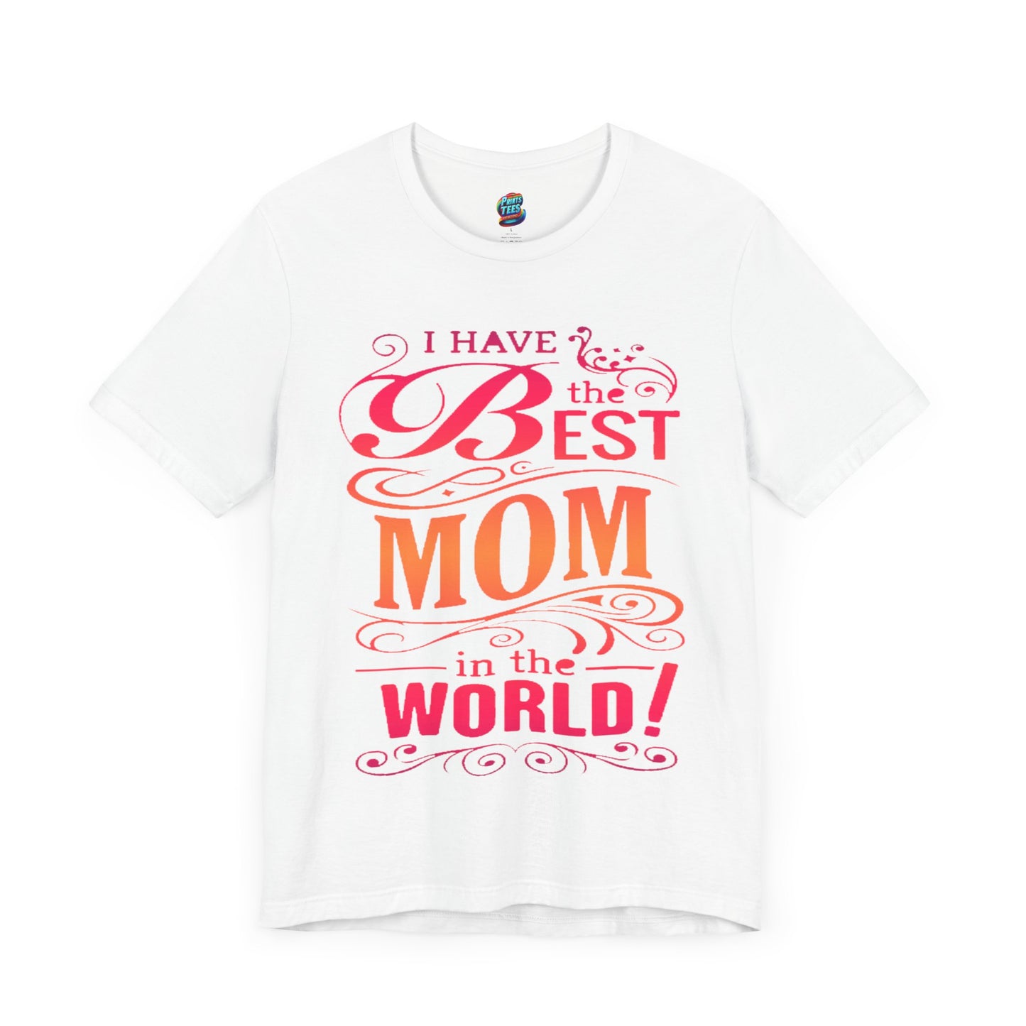 Best Mom In The World-Jersey Knit T-Shirt