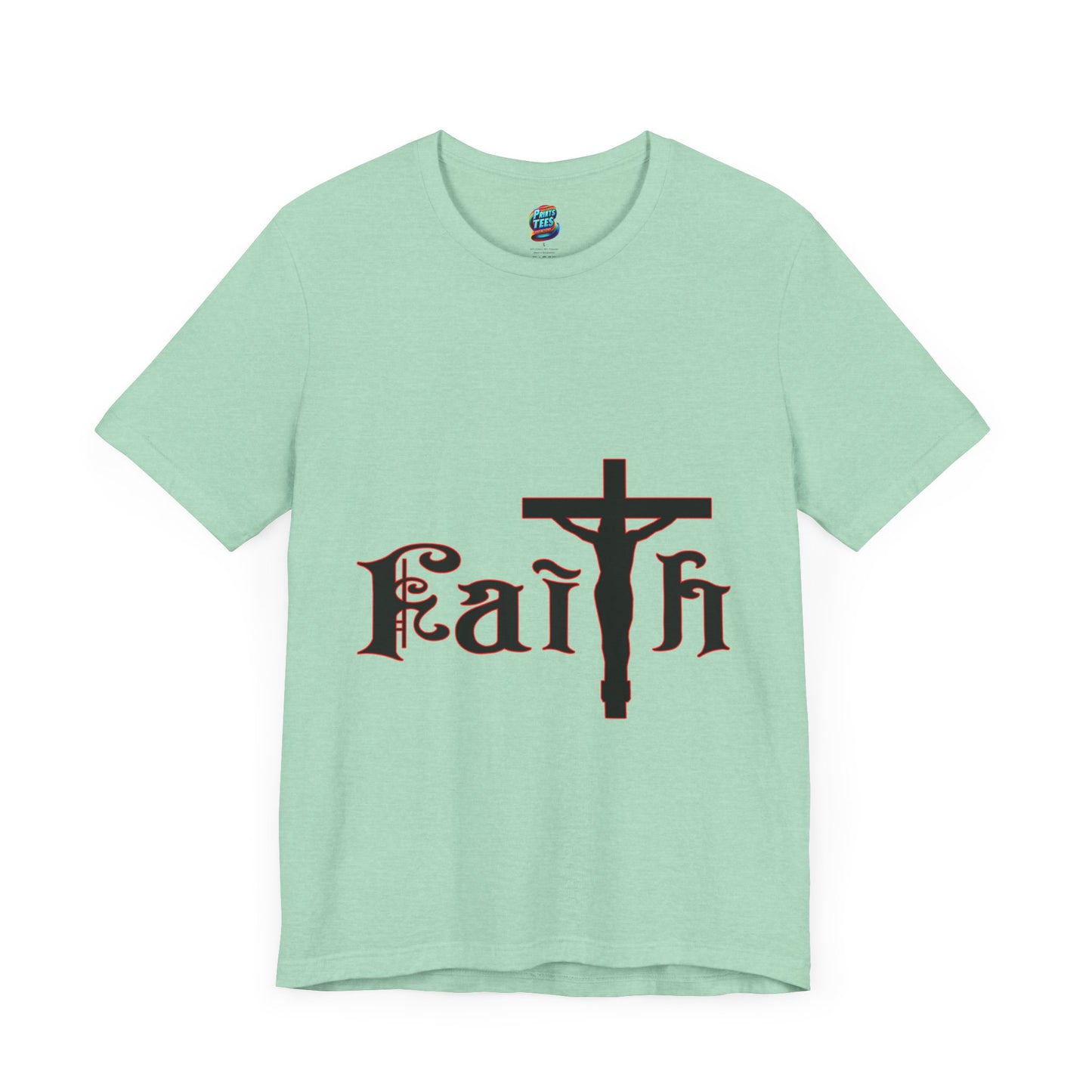 Faith-Jersey Knit T-Shirt