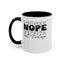 Nope-Accent Coffee Mug (11, 15oz)