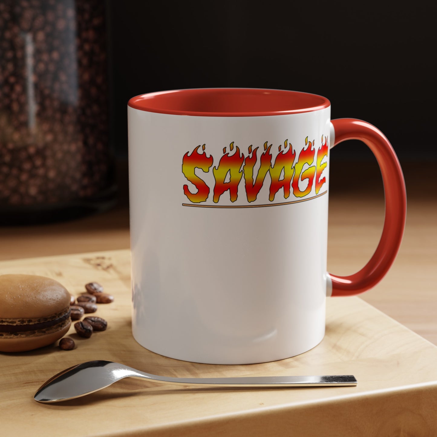 Savage Fire -Accent Coffee Mug (11, 15oz)