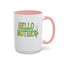 Hello Mother-Accent Coffee Mug (11, 15oz)