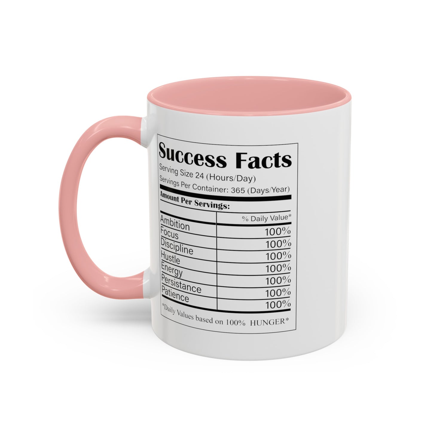 Success Facts-Accent Coffee Mug (11, 15oz)