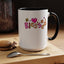 Blessed Flowers-Accent Coffee Mug (11, 15oz)