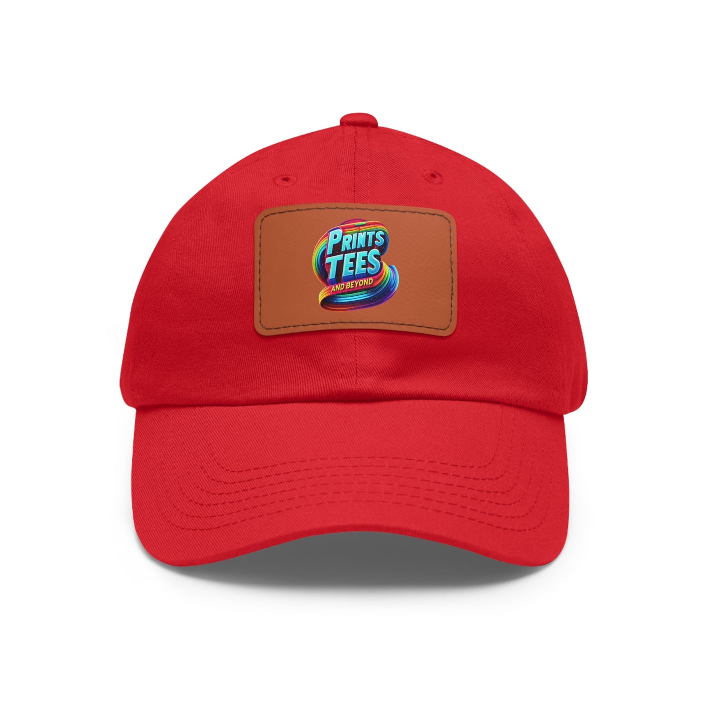 PTB-Dad Hat with Leather Patch (Rectangle)