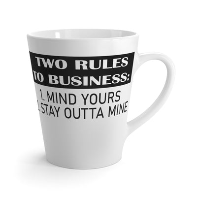 Business Rules-Latte Mug, 12oz