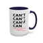 Through Christ-Accent Coffee Mug (11, 15oz)