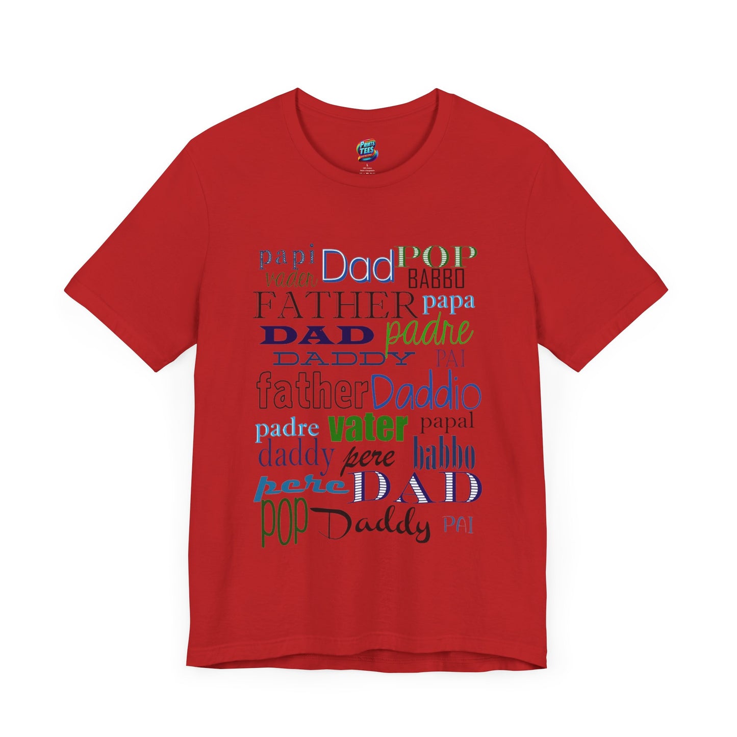 Dad Names-Jersey Knit T-Shirt
