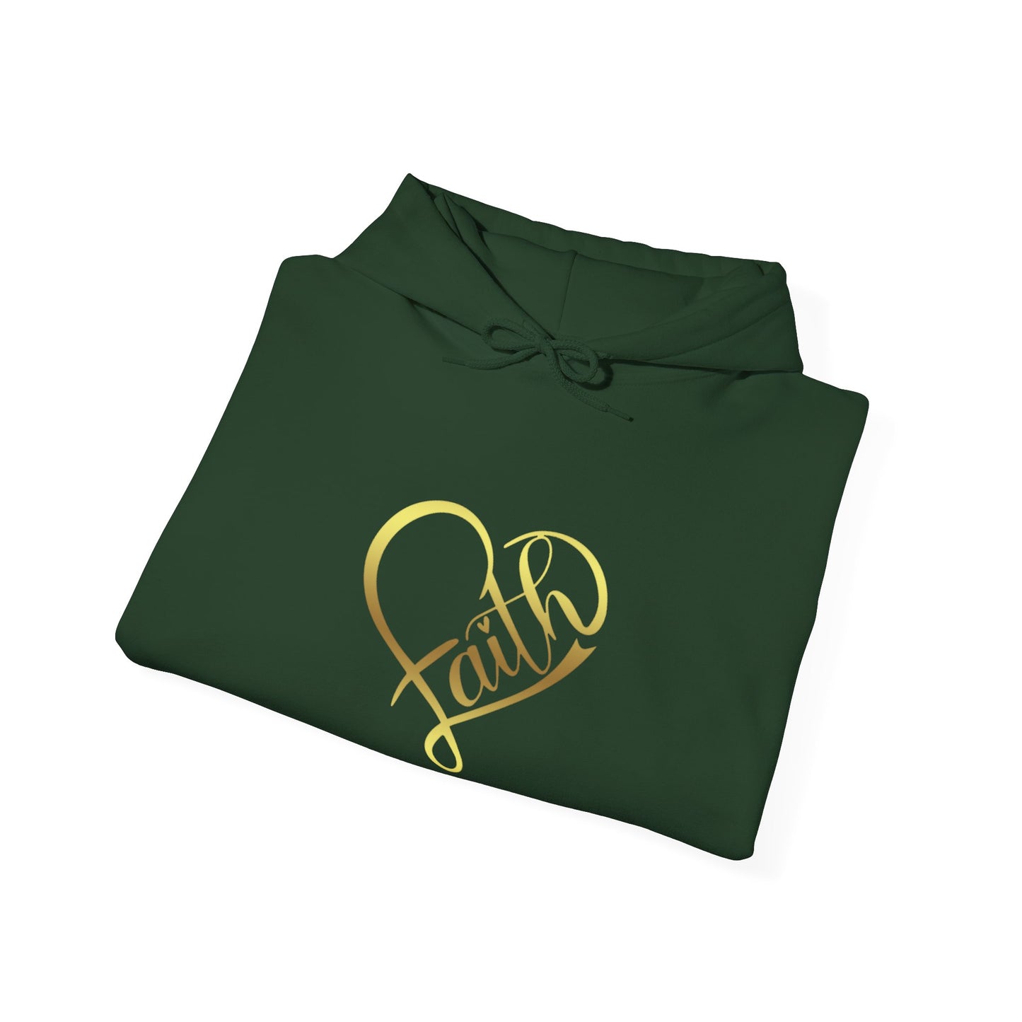 Faith Heart-Heavy Blend™ Classic Hoodie