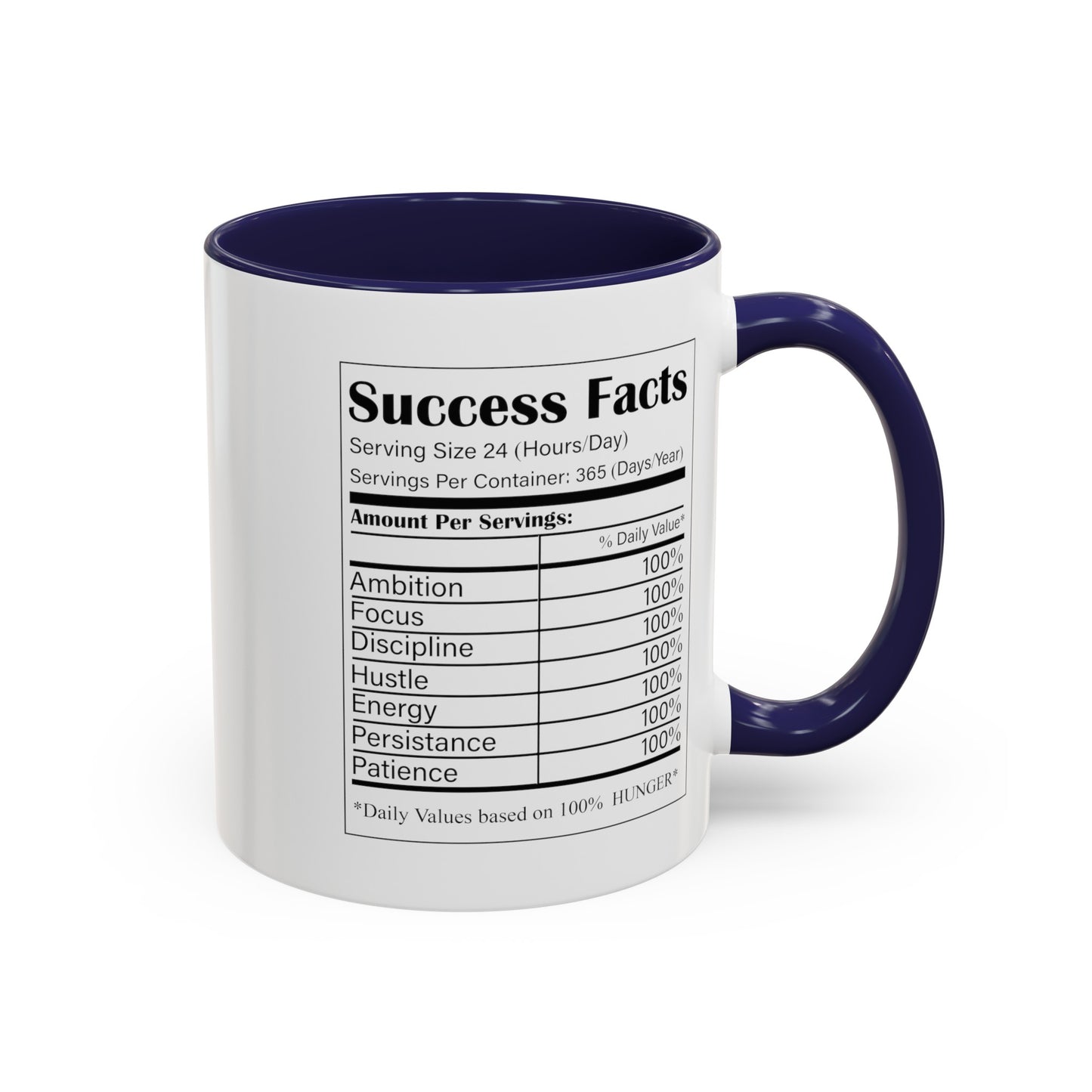 Success Facts-Accent Coffee Mug (11, 15oz)