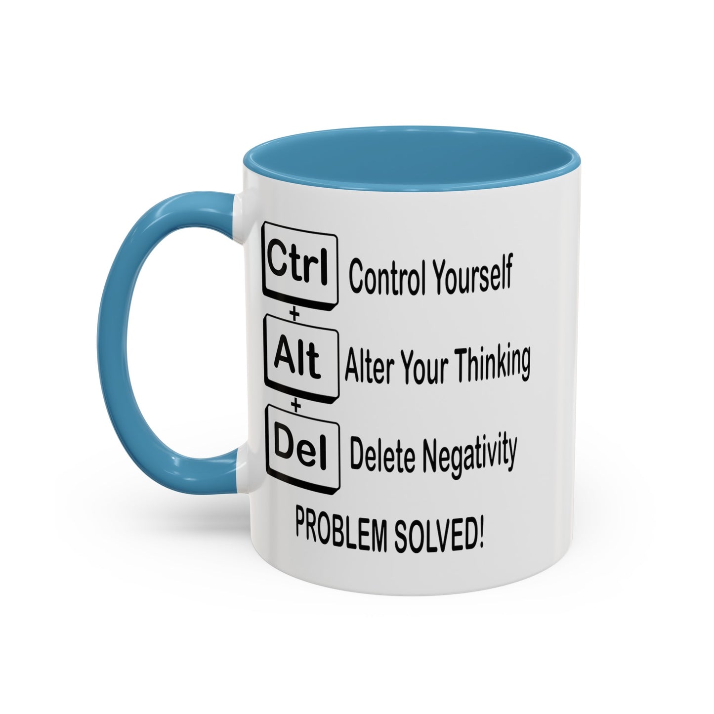 Ctrl-Alt-Del-Accent Coffee Mug (11, 15oz)