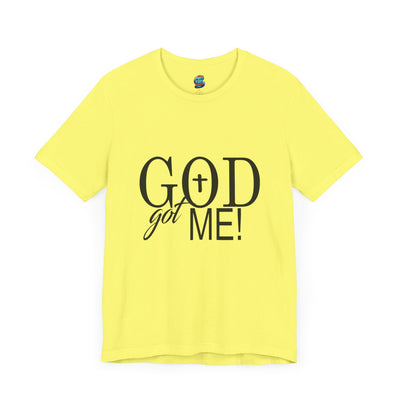 God Got Me-Jersey Knit T-Shirt