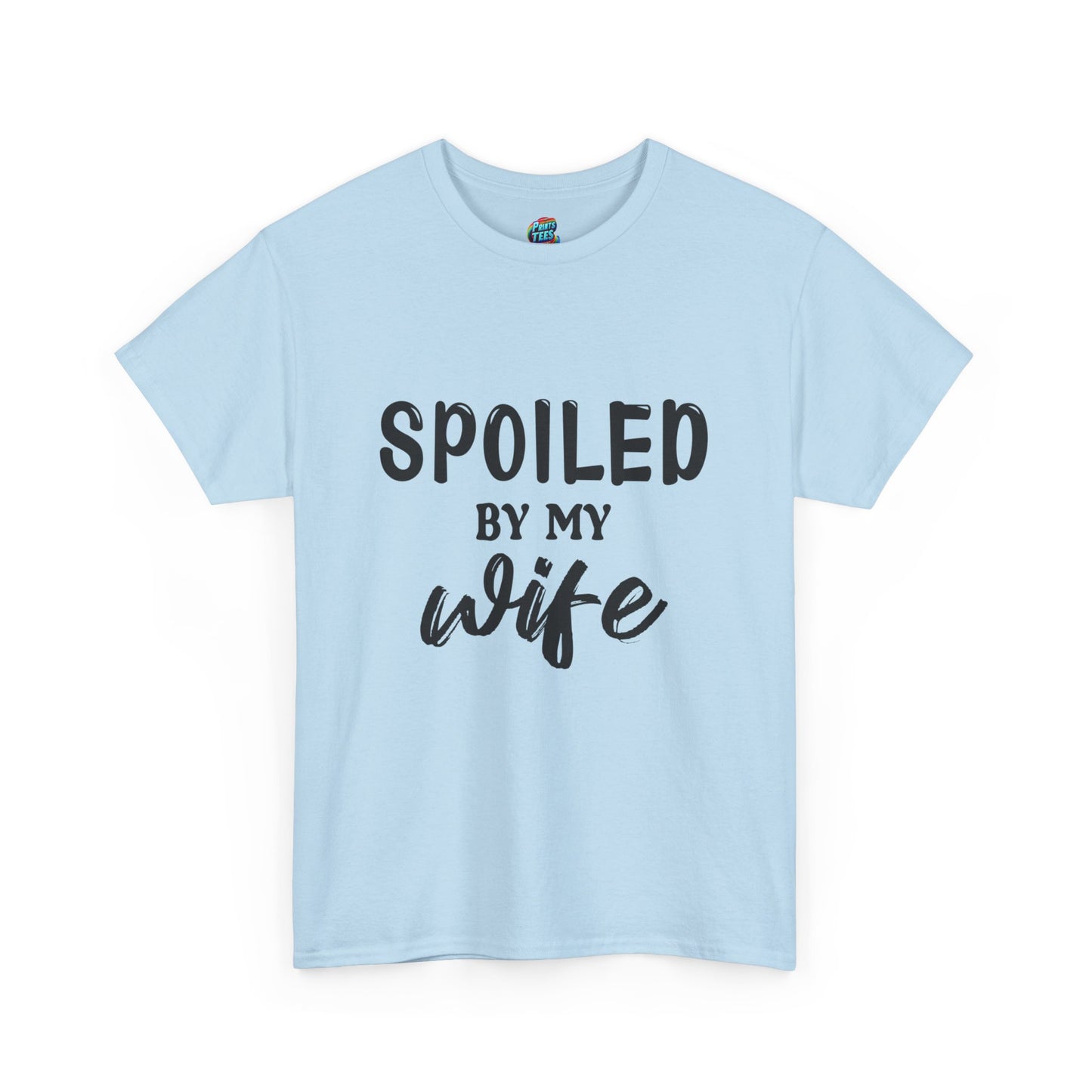 Spoiled by Wife-Heavy Cotton Classic Tee