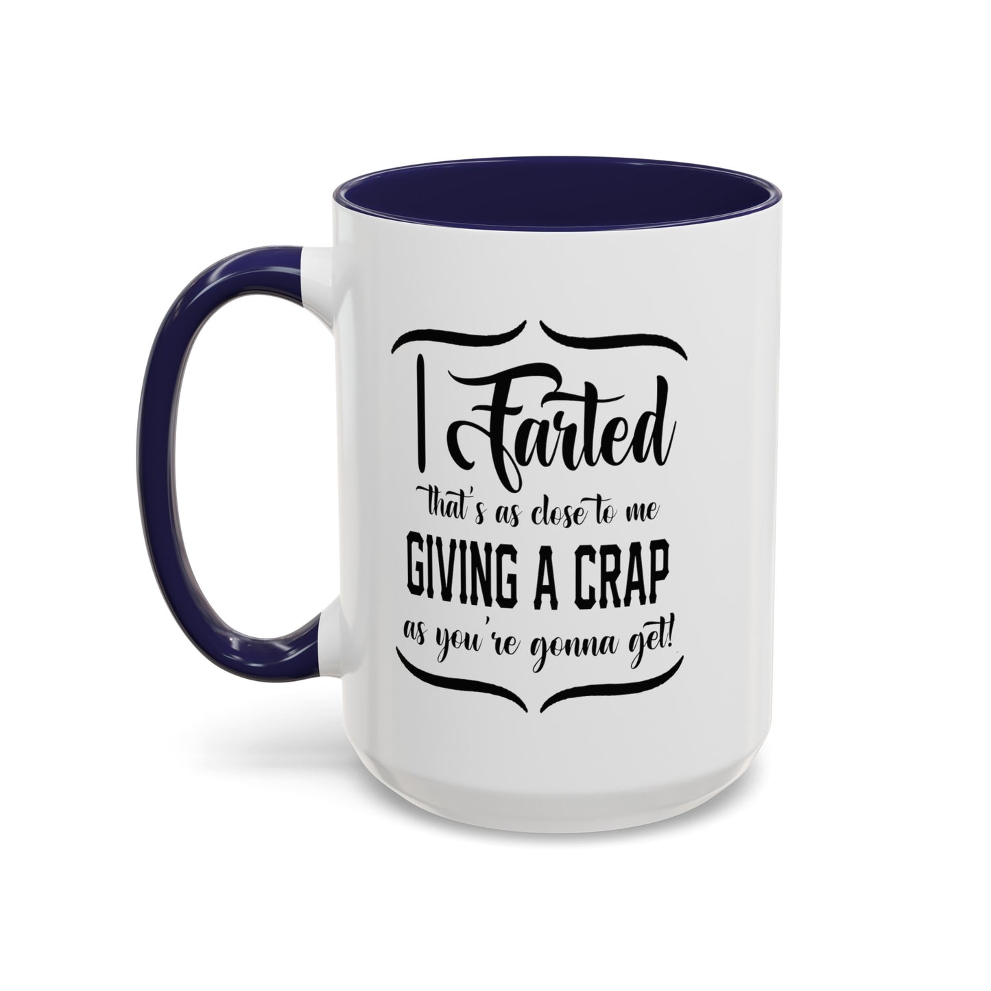 Giving a Crap-Accent Coffee Mug (11, 15oz)