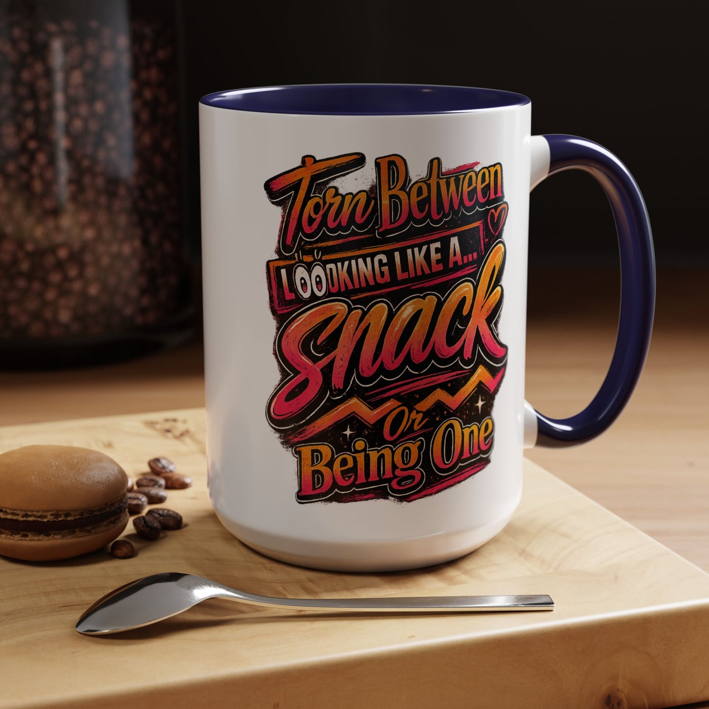 A Snack-Funny Accent Coffee Mug (15oz)