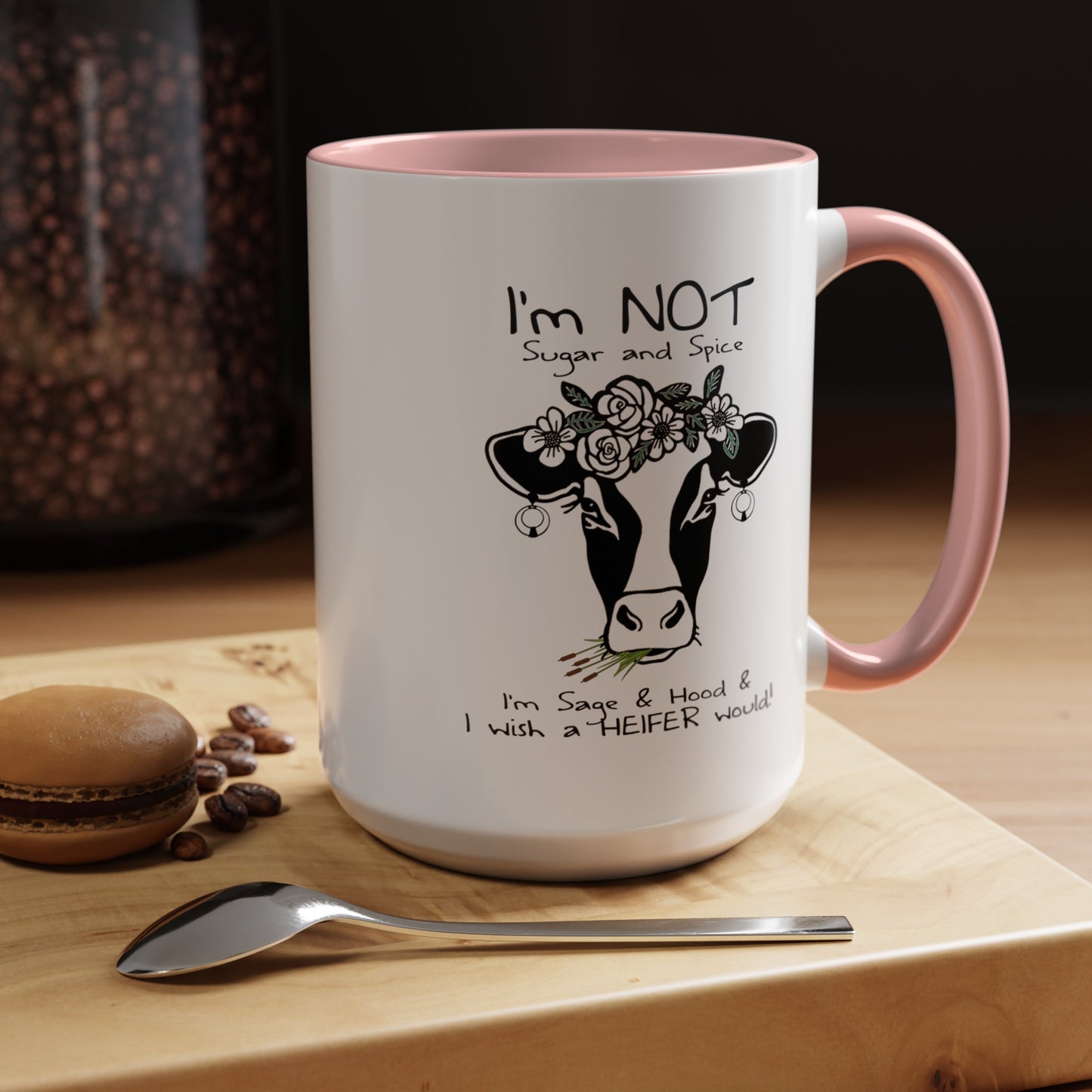 Sage and Hood-Accent Coffee Mug (11, 15oz)