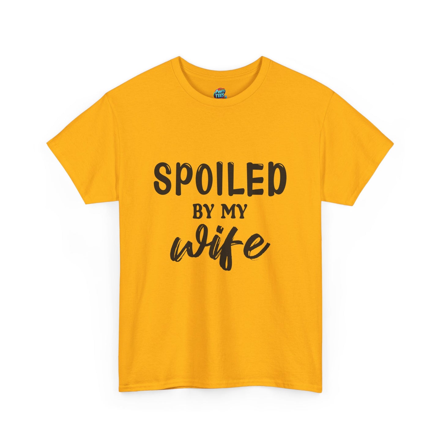 Spoiled by Wife-Heavy Cotton Classic Tee