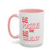 Be Positive-Accent Coffee Mug (11, 15oz)
