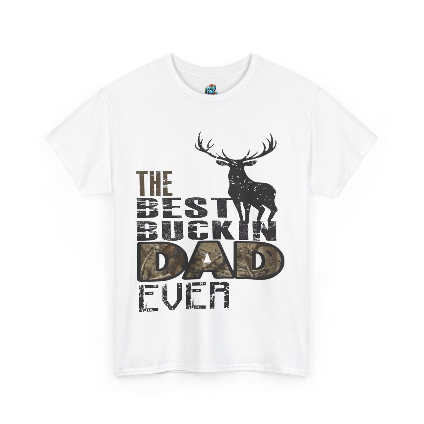 Best Buckin'Dad-Heavy Cotton Classic Tee