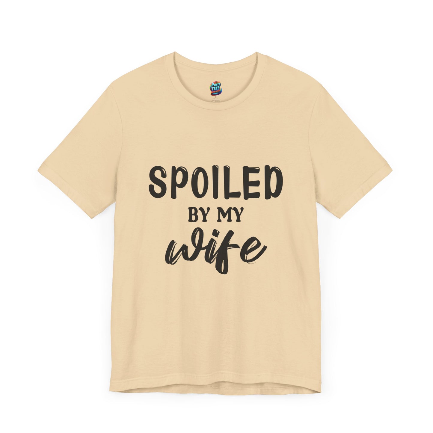 Spoiled by Wife-Jersey Knit T-Shirt