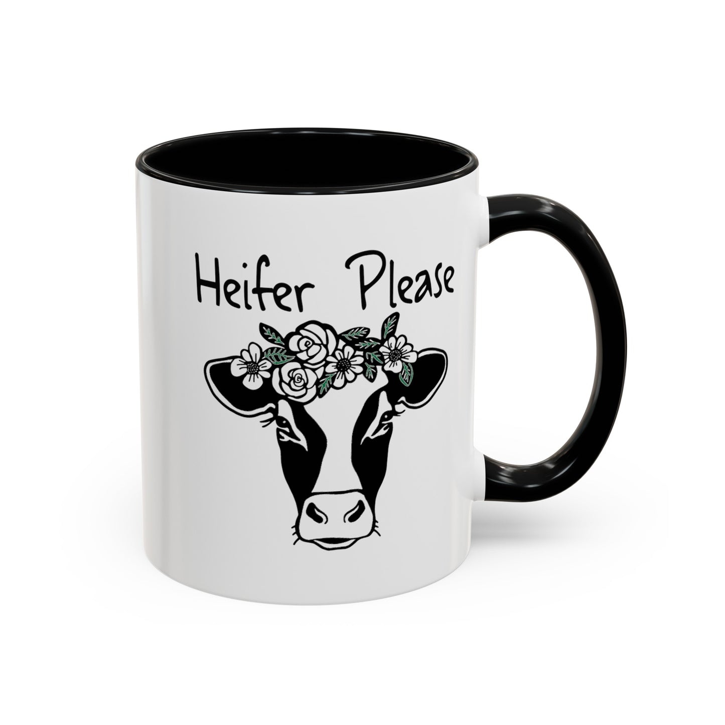 Heifer Please-Accent Coffee Mug (11, 15oz)