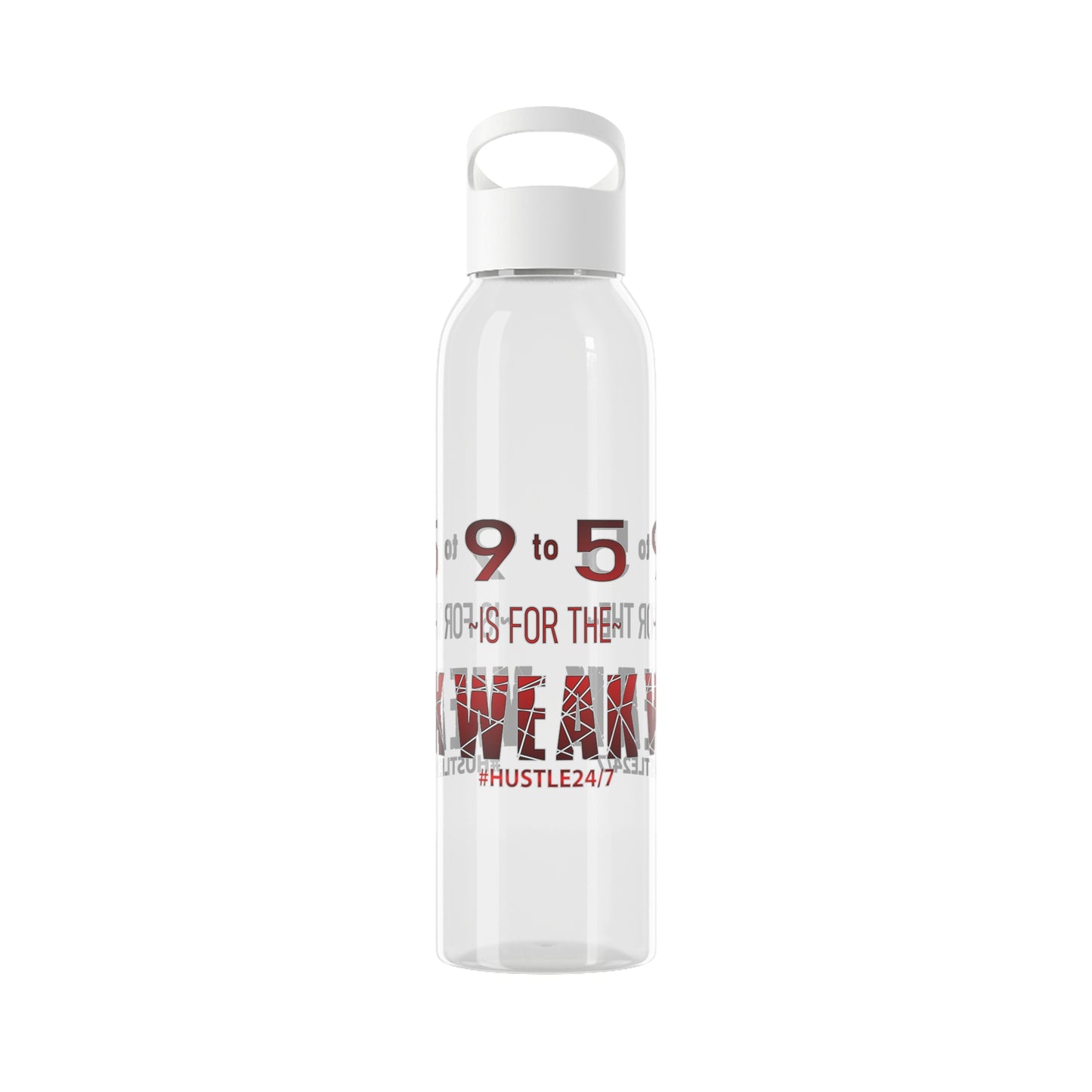 9 to 5-Sky Water Bottle, 21.9oz