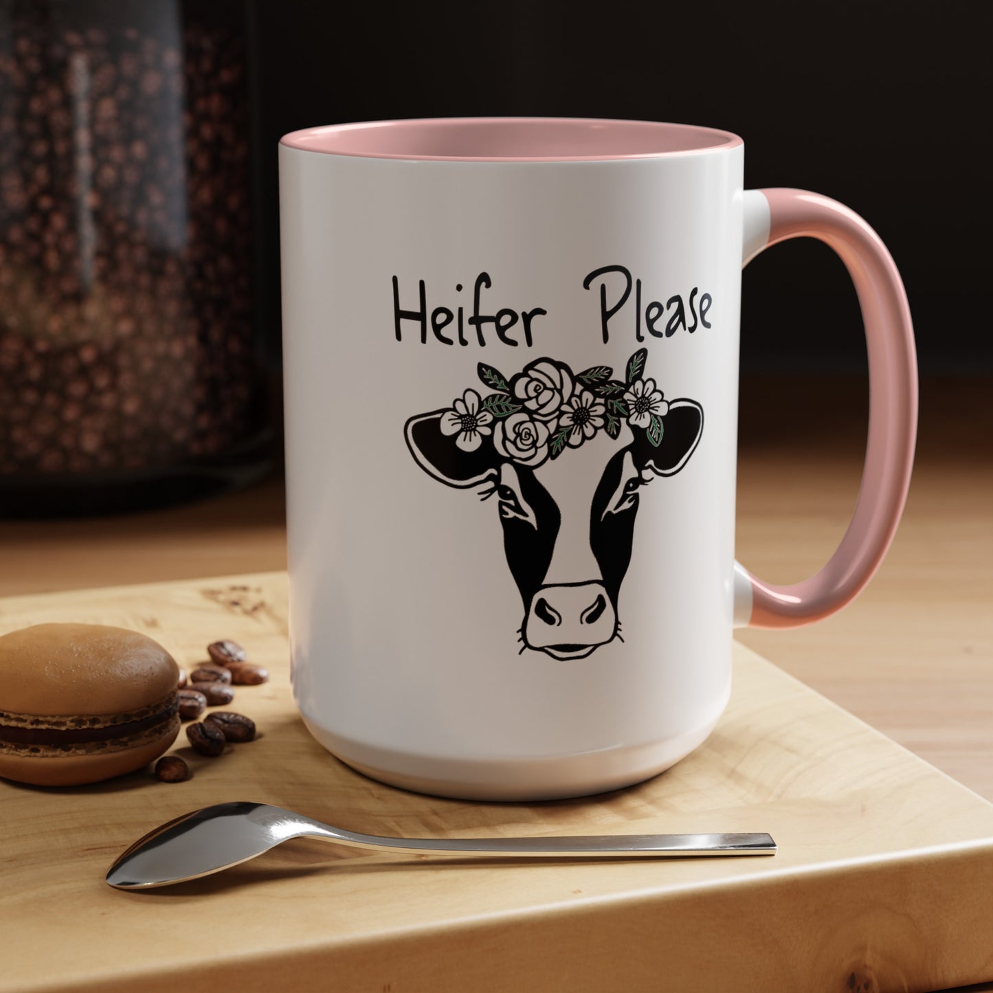 Heifer Please-Accent Coffee Mug (11, 15oz)