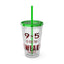 9 to 5-Sunsplash Acrylic Tumbler with Straw, 16oz