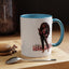 Standing on Business-Black Woman-Accent Coffee Mug (11, 15oz)