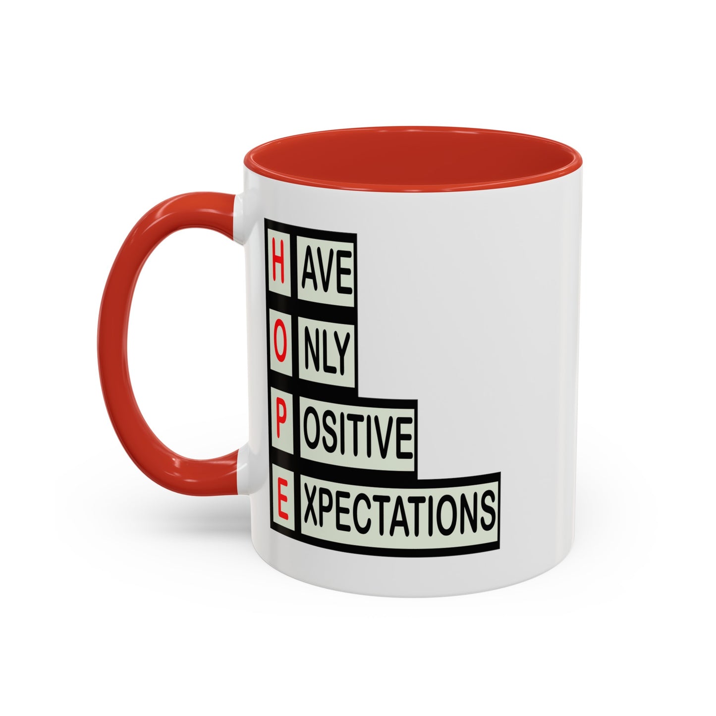 Hope Blocks-Accent Coffee Mug (11, 15oz)