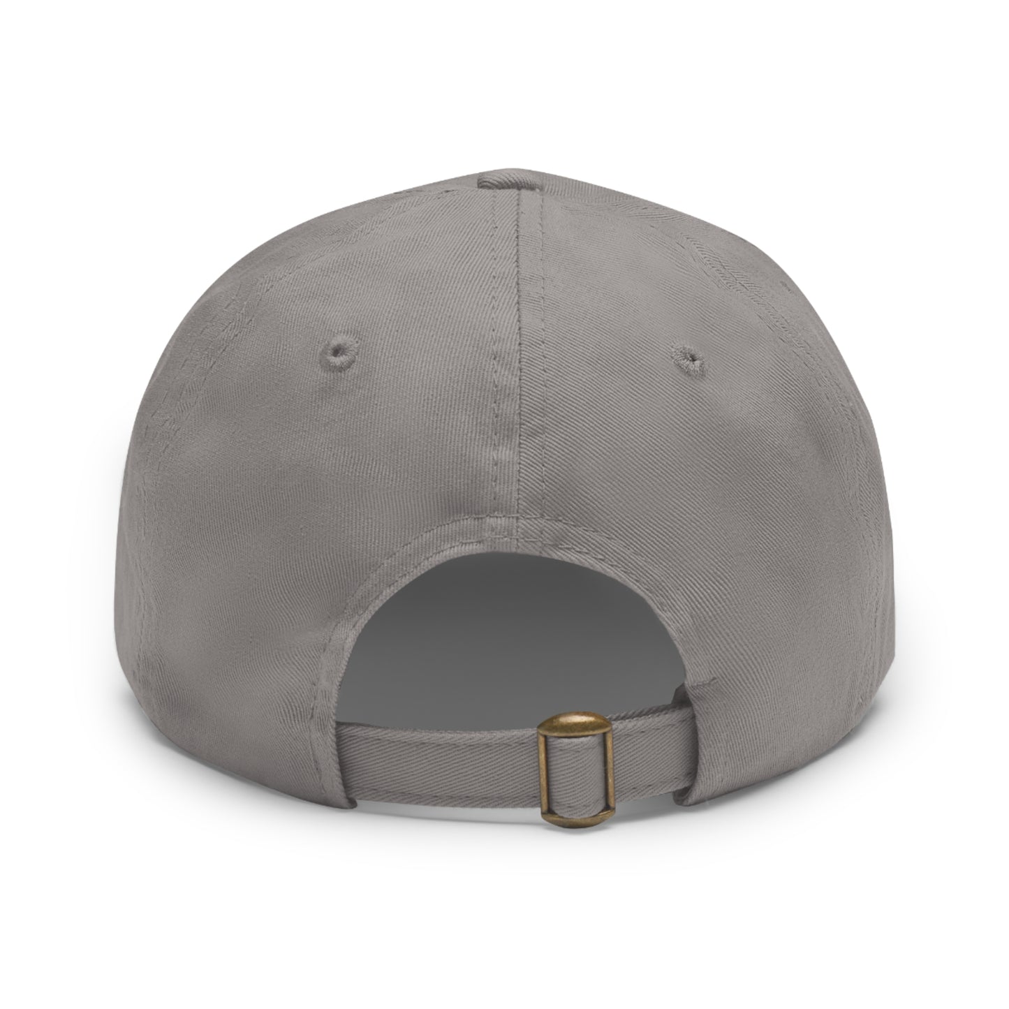 PTB-Dad Hat with Leather Patch (Round)