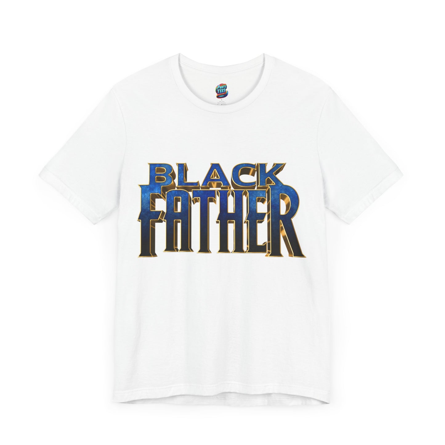 Black Father Panther Style-Jersey Knit T-Shirt