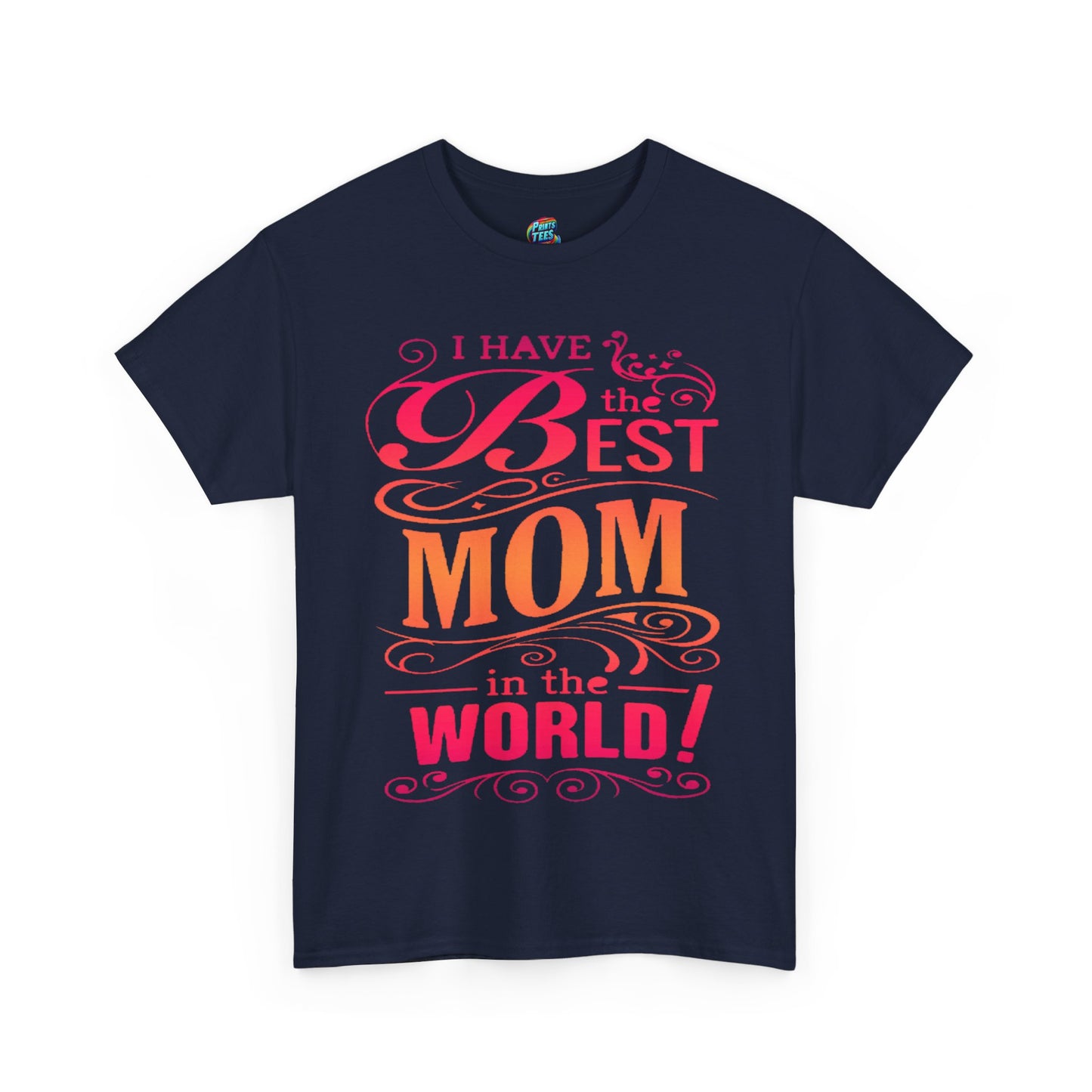 Best Mom In The World-Heavy Cotton Classic Tee