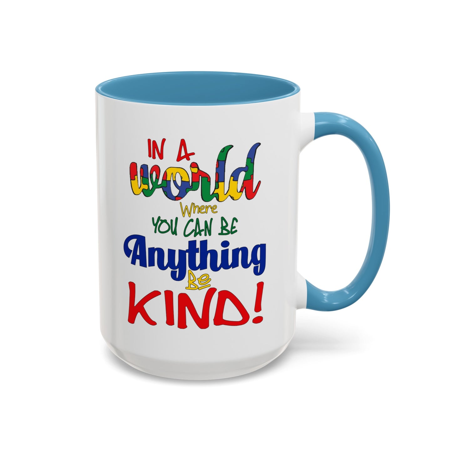 Be Kind-Accent Coffee Mug (11, 15oz)
