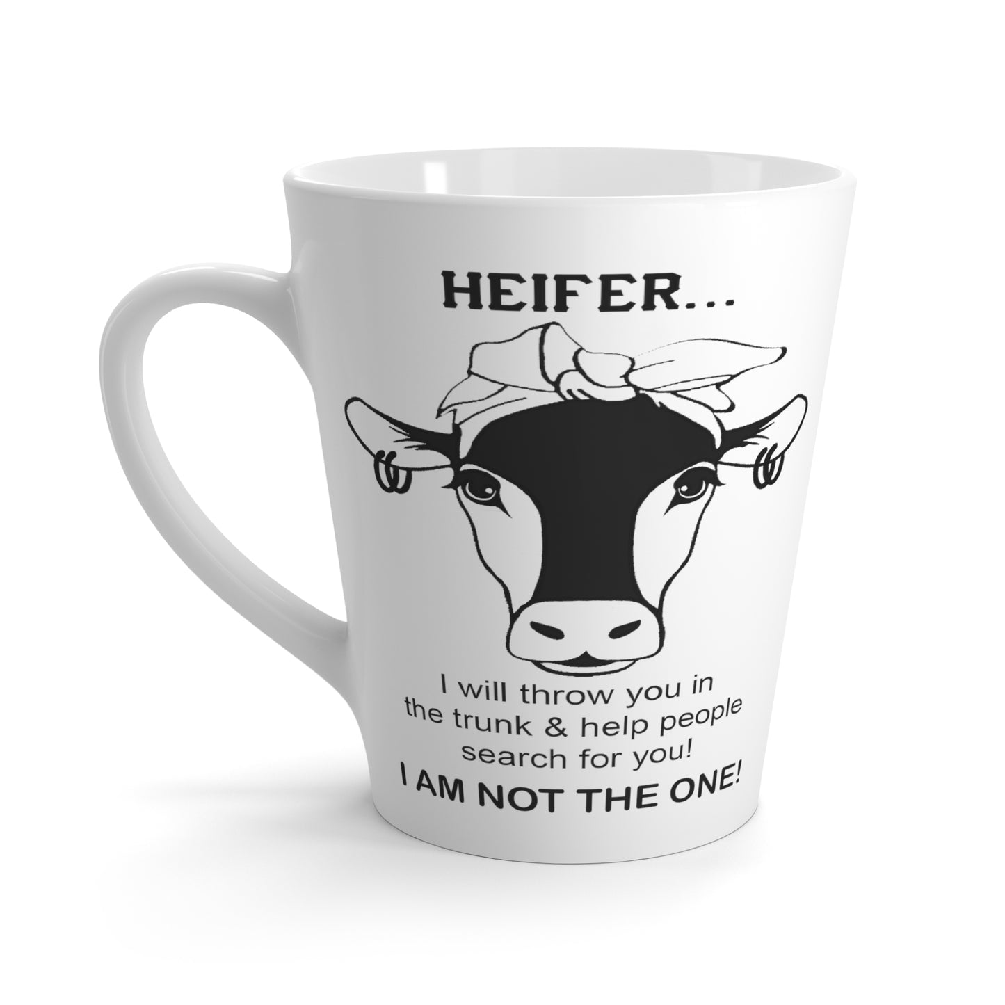 In the Trunk-Latte Mug, 12oz