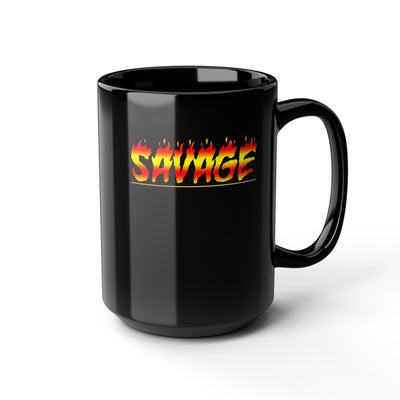 Savage Fire-Black Mug (11oz, 15oz)