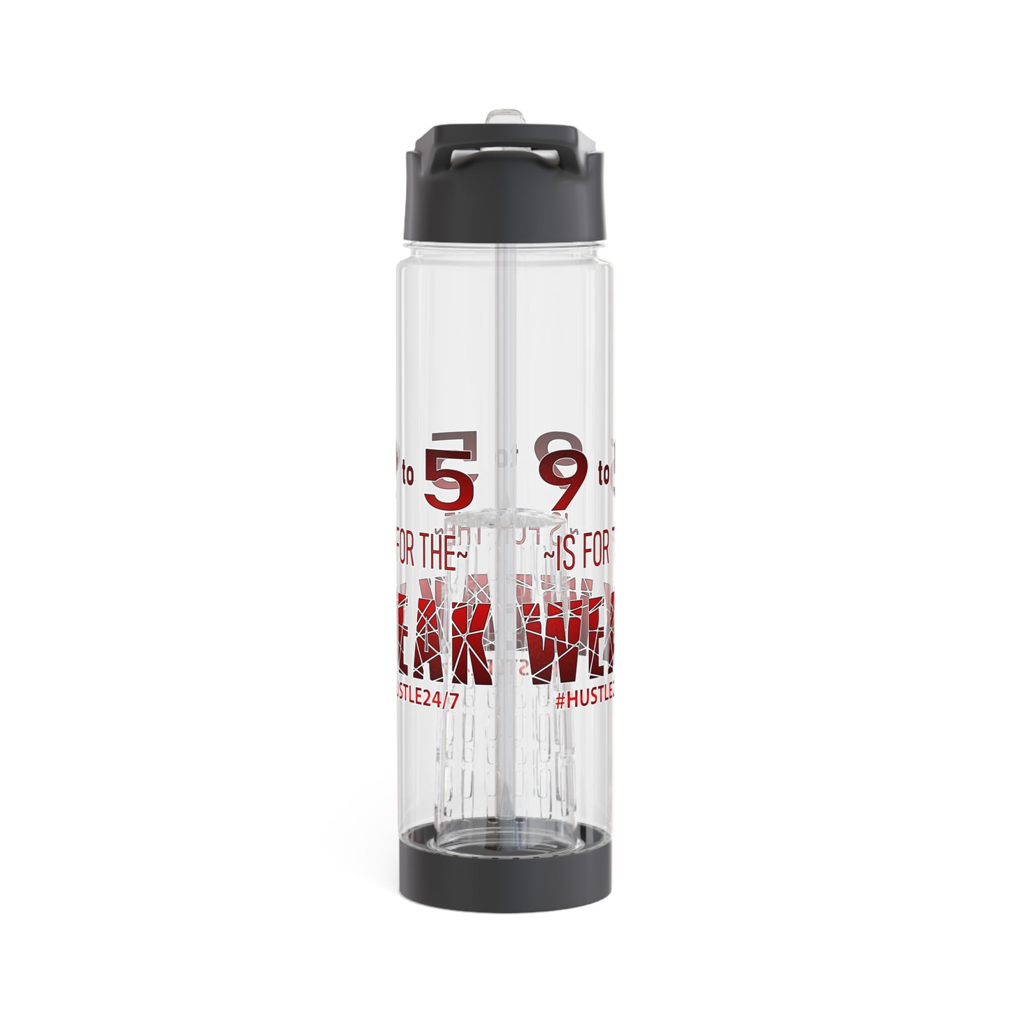 9 to 5-Infuser Water Bottle, 25oz