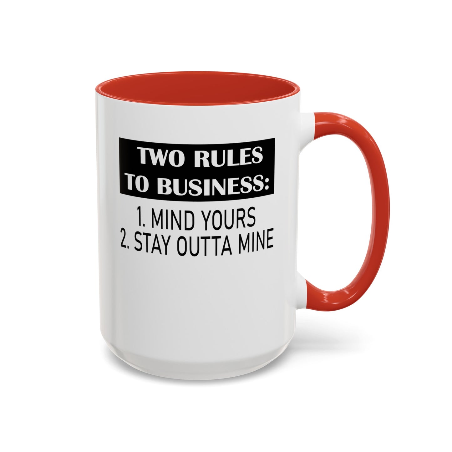 Business Rules-Accent Coffee Mug (11, 15oz)