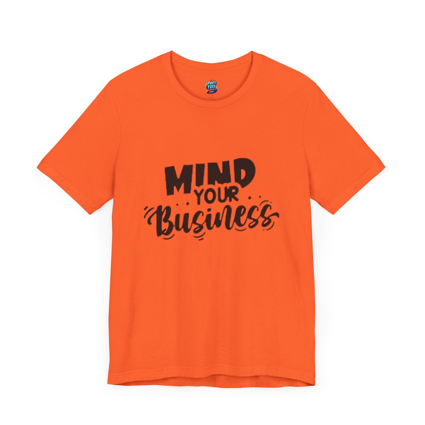 Mind Your Business-Jersey Knit T-Shirt